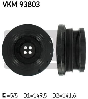 Poulie damper (Poulie de vilebrequin) SKF VKM 93803